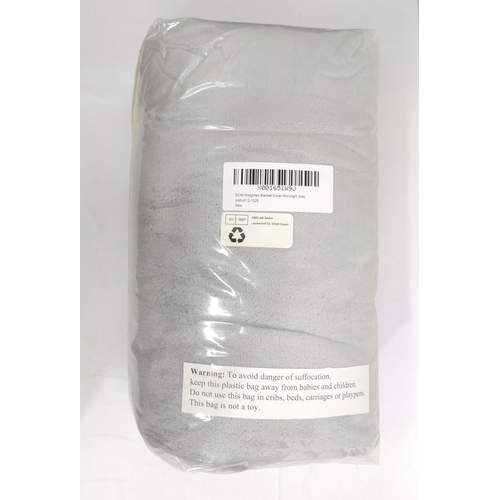 229 - high quality weighted blanket cover grey double size
