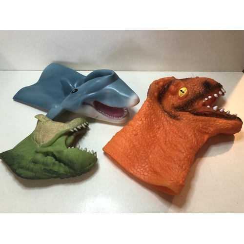 27 - X3 hand puppets