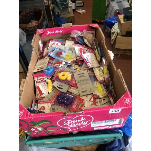 108 - Box of candles