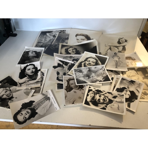 29 - Qty of pictures of old female film stars