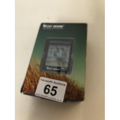 65 - Bicycle computer