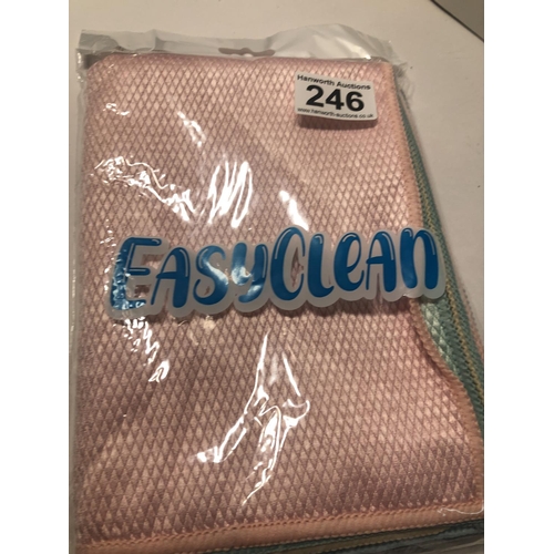 246 - easy clean cloths x5