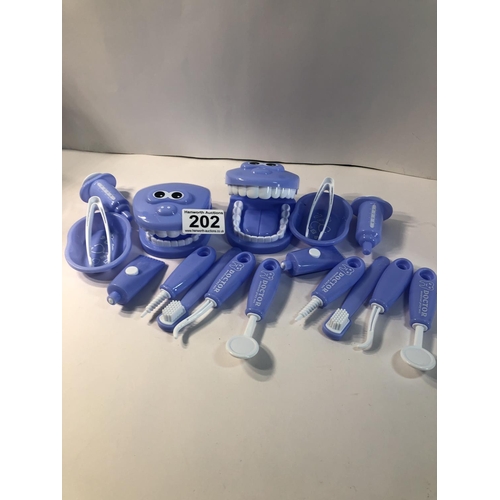202 - 2 role play dentist sets