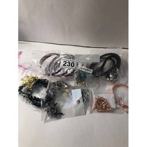 230 - quantity costume jewellery