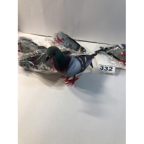 332 - 5 pigeons