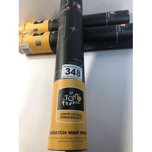 348 - 3 scratch mat posters