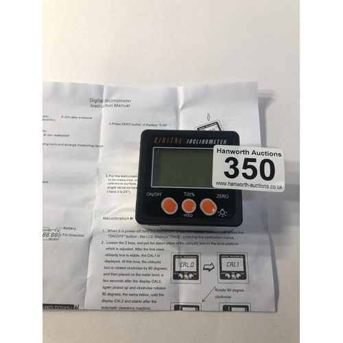 350 - digital inclinometer