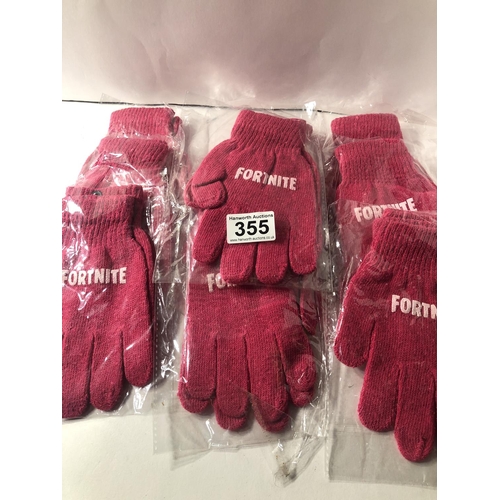 355 - 10 pairs gloves