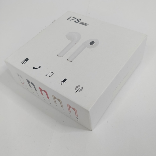 184 - New Sealed i7s wireless earbuds (White)