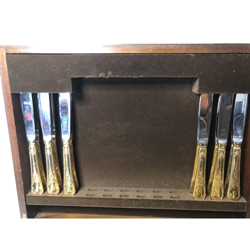 81 - Solingen 24k plated cutlery set 
MOSTLY THERE