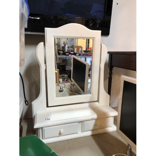 116 - Vanity mirror on stand
PLEASE NOTE NOT POSTABLE