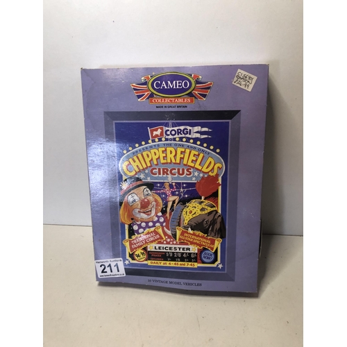 211 - Chipperfeild Circus diecast model set