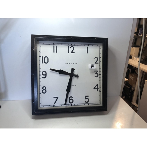 86 - Wall clock