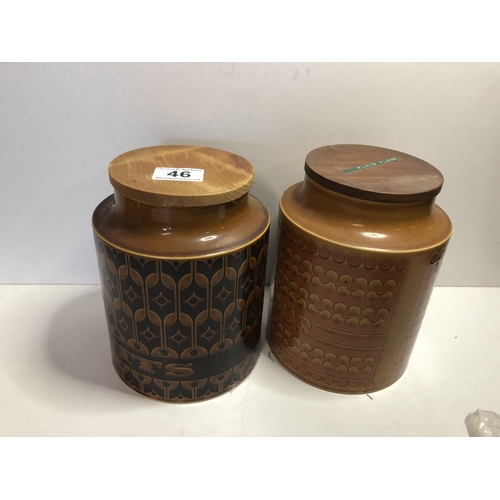 46 - X2 Hornsea jars
PLEASE NOTE NOT POSTABLE