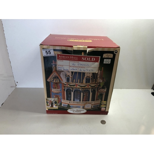 55 - Christmas porcelain lighted house