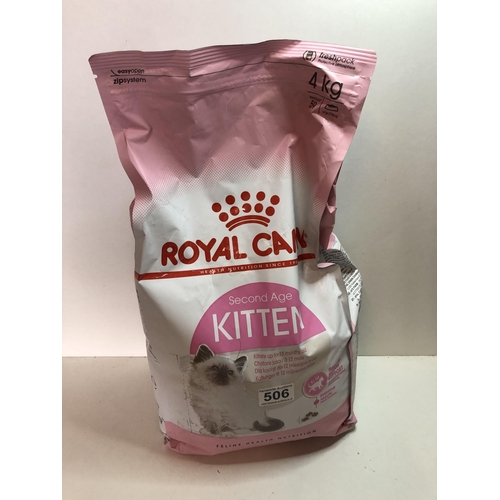 506 - Bag of kitten food unopened