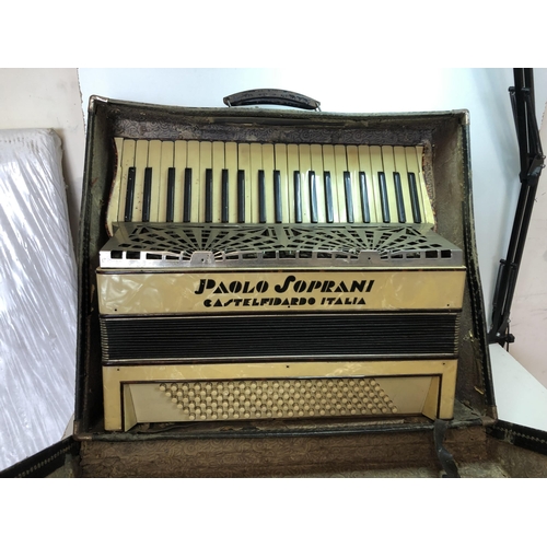 260 - Paolo Soprani  accordion with case