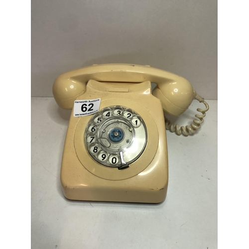 62 - Vintage dial phone