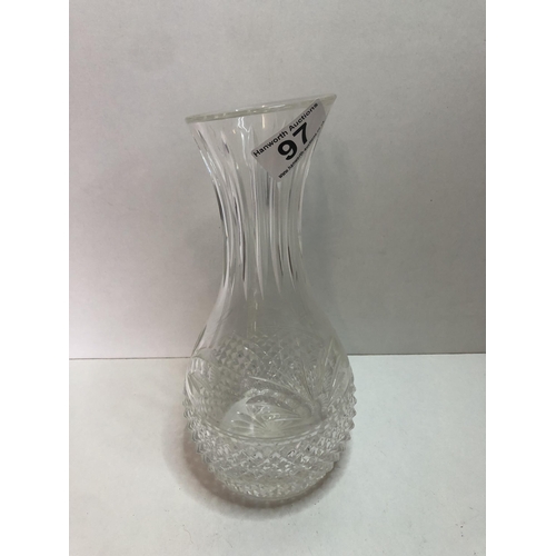 97 - Glass pouring vessel