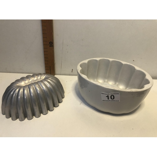 10 - X2 jelly moulds