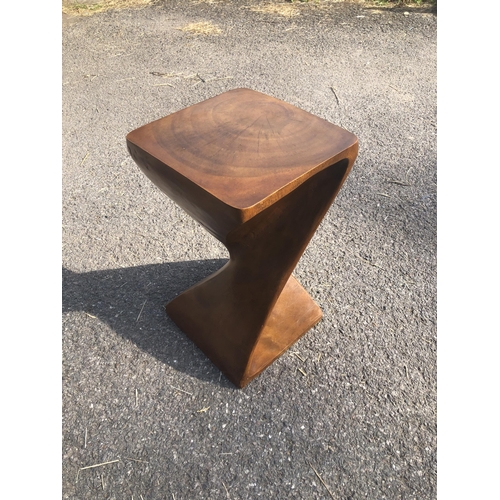 107 - Carved wood table