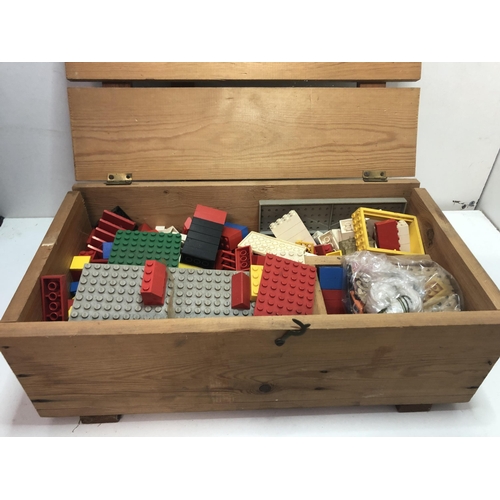 27 - Vintage box of Lego