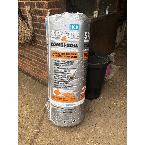 237 - Large roll of loft insulation
PLEASE NOTE NOT POSTABLE