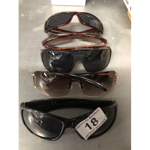 18 - Qty of sunglasses