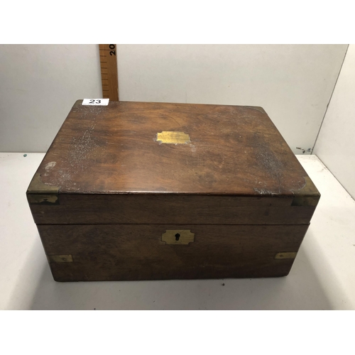 23 - Wooden box