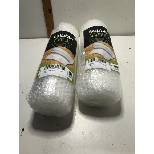 325 - X2 small rolls of bubble wrap