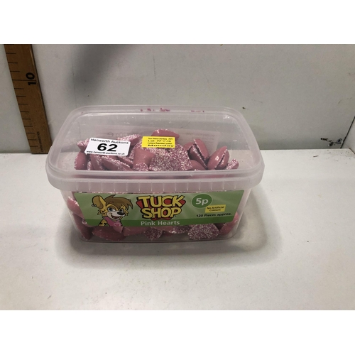 62 - Pink heart sweets
120pk LONG DATE