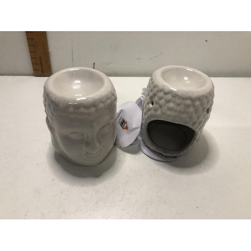 82 - New pair of Buddha oil or wax burners