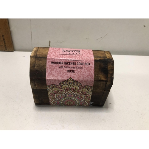 84 - New vanilla  Incense cone box