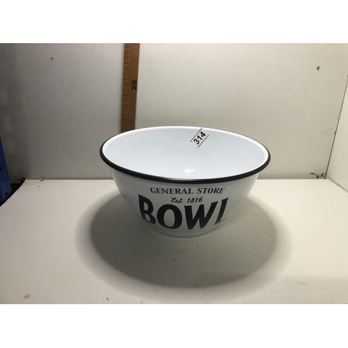 314 - New Enamel bowl