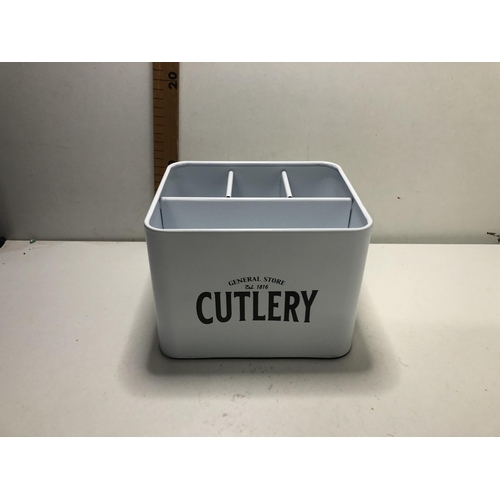 315 - New Enamel cutlery holder