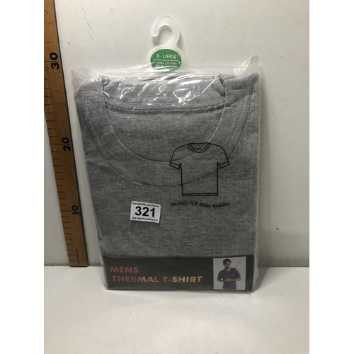 321 - New & tagged man's thermal T-shirt
Size XL