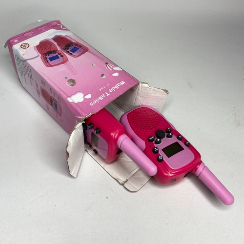 183 - Pink walkie talkie set