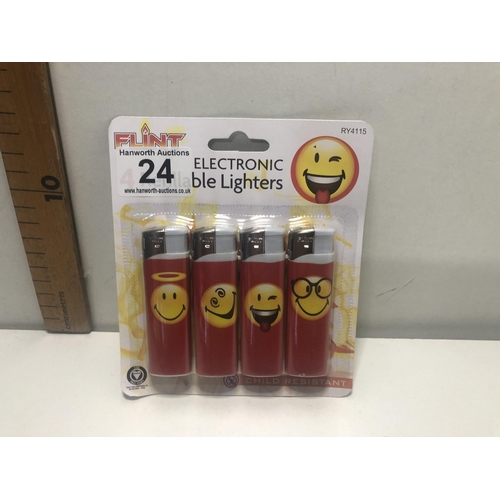 24 - New pack of refillable lighters