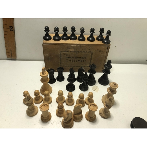 356 - French boxwood Chess set