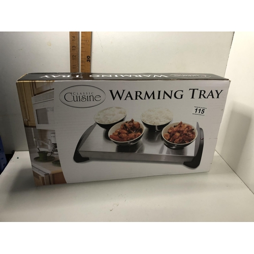 115 - Warming tray