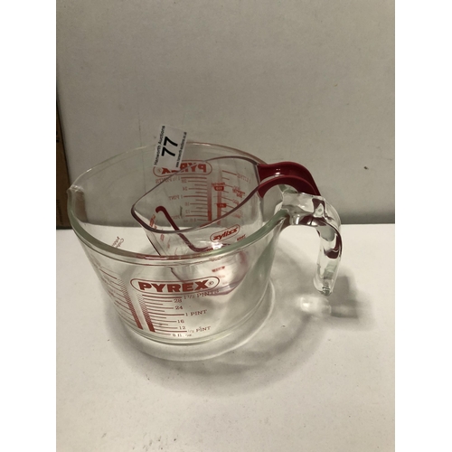 77 - X2 measuring jugs