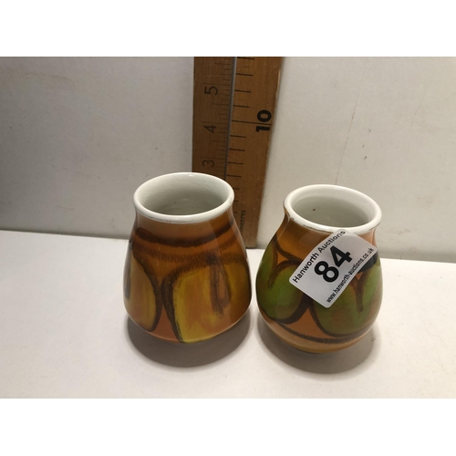 84 - X2 Poole vases