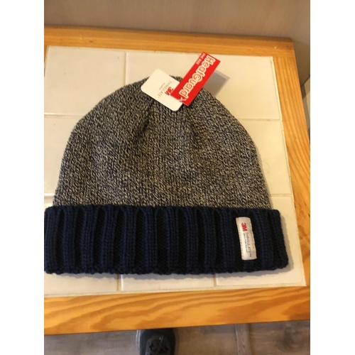 136 - New men's chunky knit thermal hat