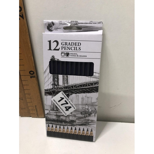 174 - Pack of 12 pencils