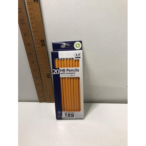 189 - Pack of 20 pencils