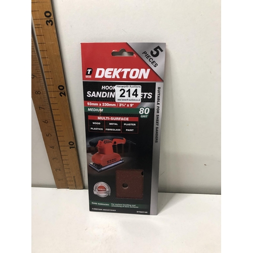 214 - New pack of sanding pads