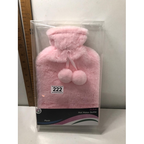 222 - New hot water bottle in cover