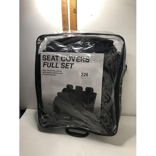 226 - Full set of car seat covers