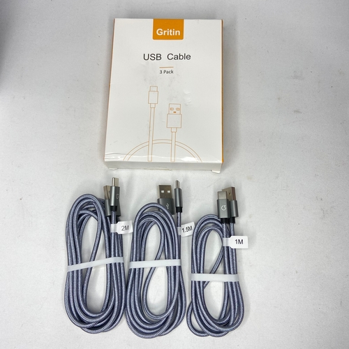 348 - 3 x USB to TYPE-C fast charge cables