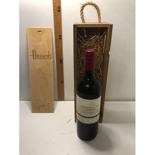 65 - Bottle of Harrods wine